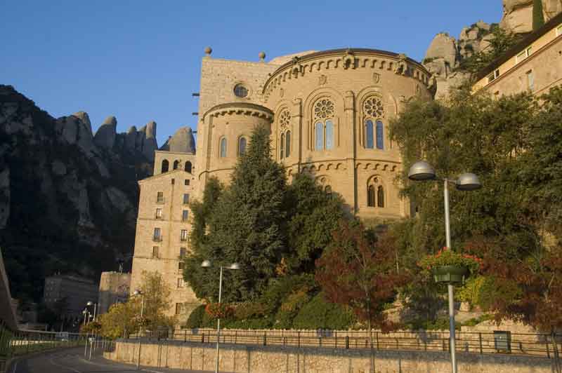 17 - Barcelona - Parc natural de la Muntanya de Montserrat - monestir de Montserrat